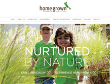 Tablet Screenshot of homegrownnursery.ae